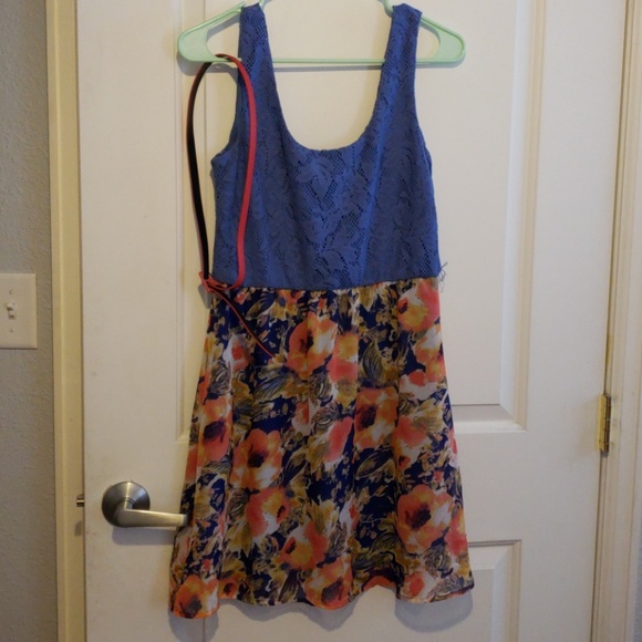 Lily Rose Dresses & Skirts - Blue floral dress